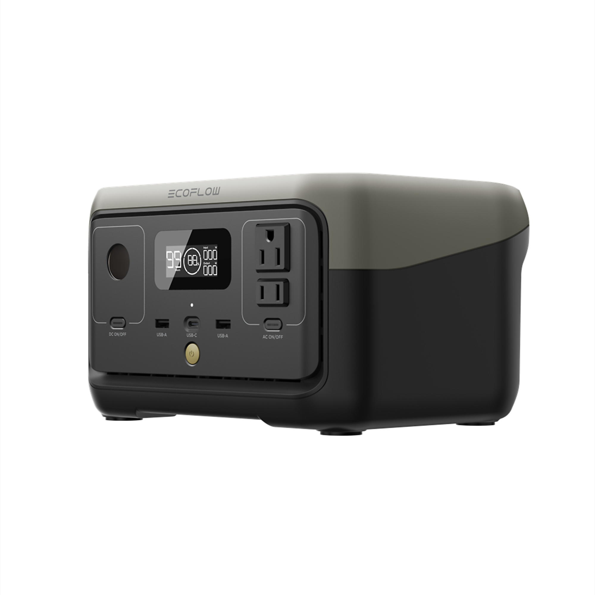 EcoFlow, RIVER 2 Portable Power Station, Model# ZMR600-US